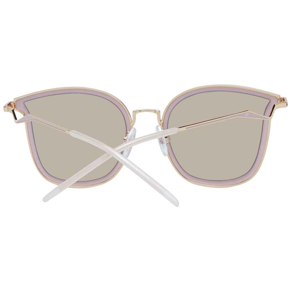 Ana Hickmann Gold Metal Sunglasses