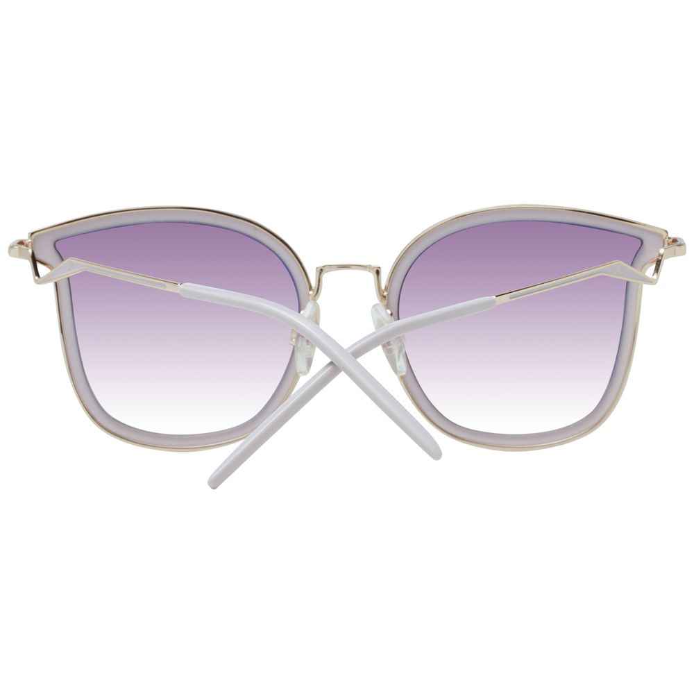 Ana Hickmann Beige Metal Sunglasses