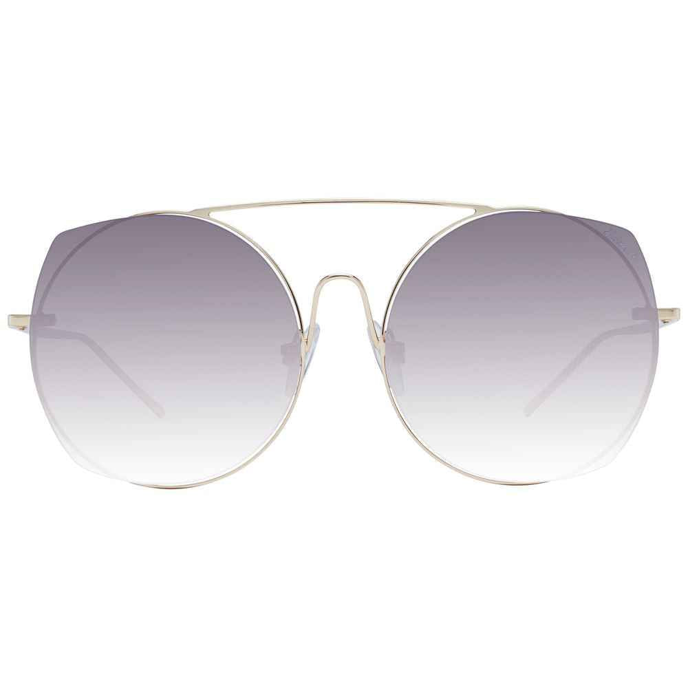 Ana Hickmann Gold Metal Sunglasses