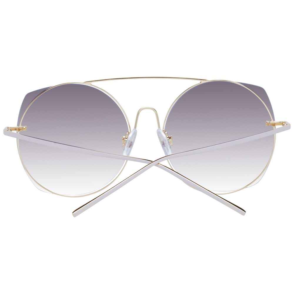 Ana Hickmann Gold Metal Sunglasses