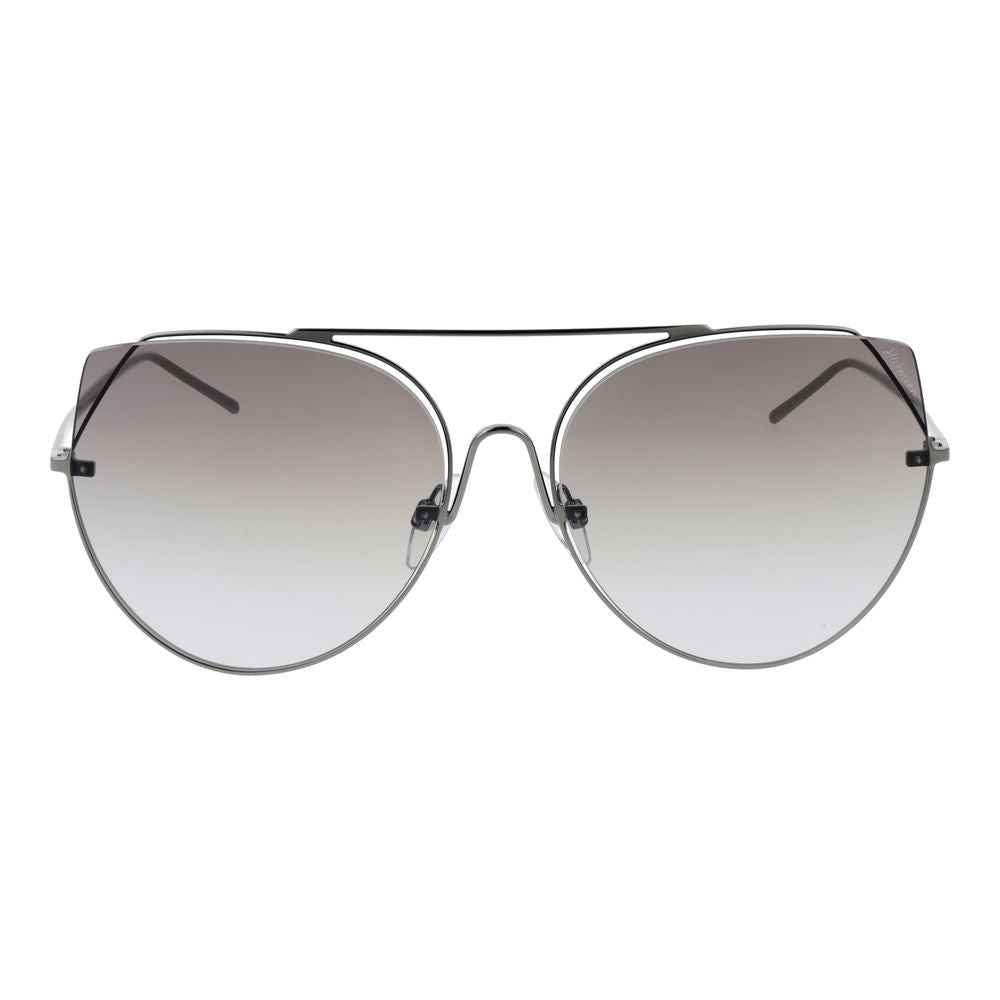 Ana Hickmann Gray Metal Sunglasses