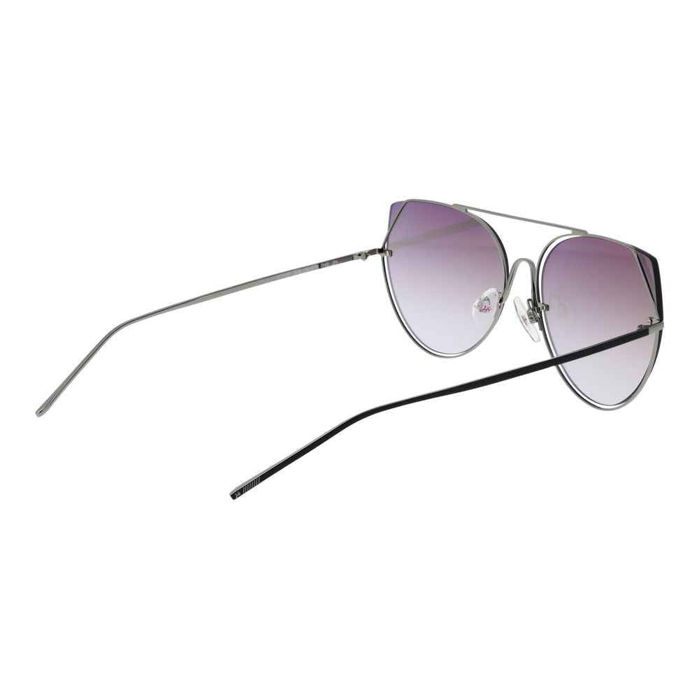Ana Hickmann Gray Metal Sunglasses