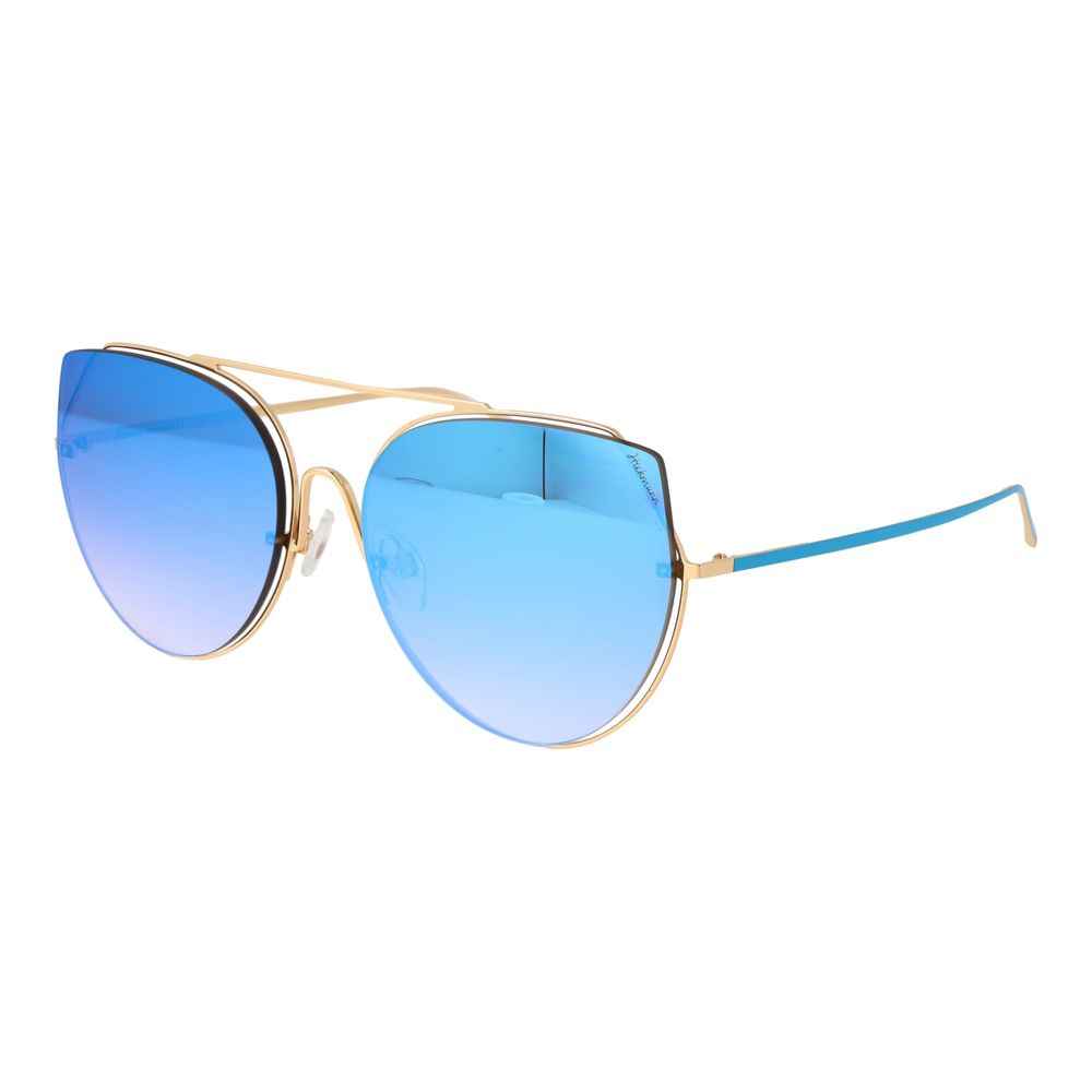 Ana Hickmann Gold Metal Sunglasses