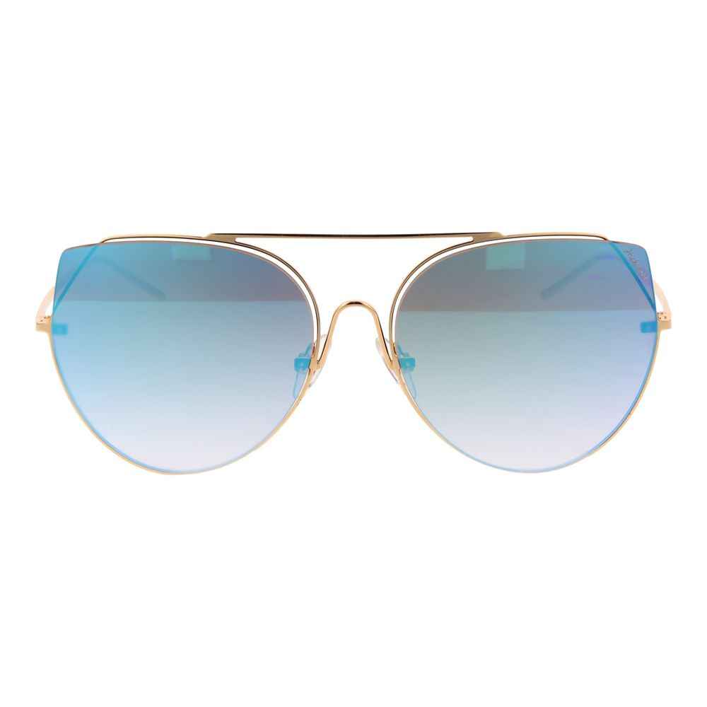 Ana Hickmann Gold Metal Sunglasses