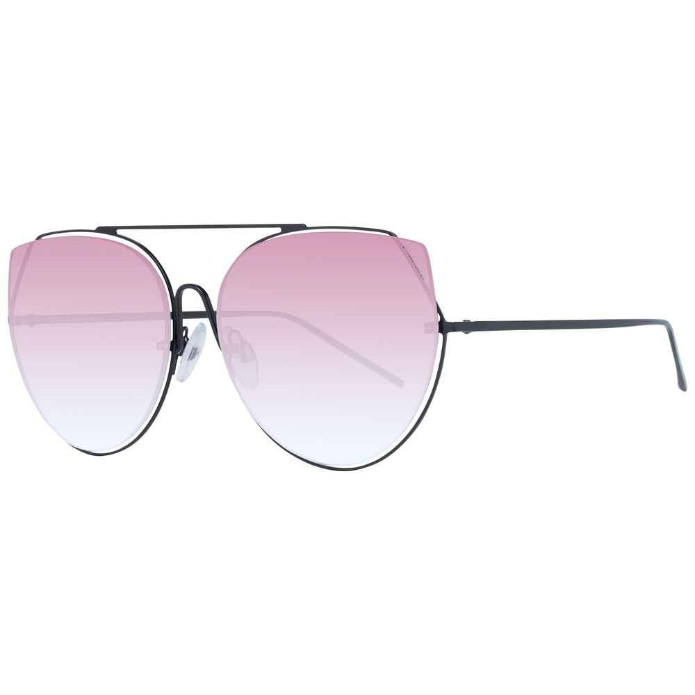 Ana Hickmann Black Metal Sunglasses