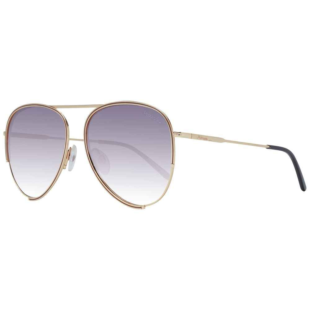Ana Hickmann Gold Metal Sunglasses