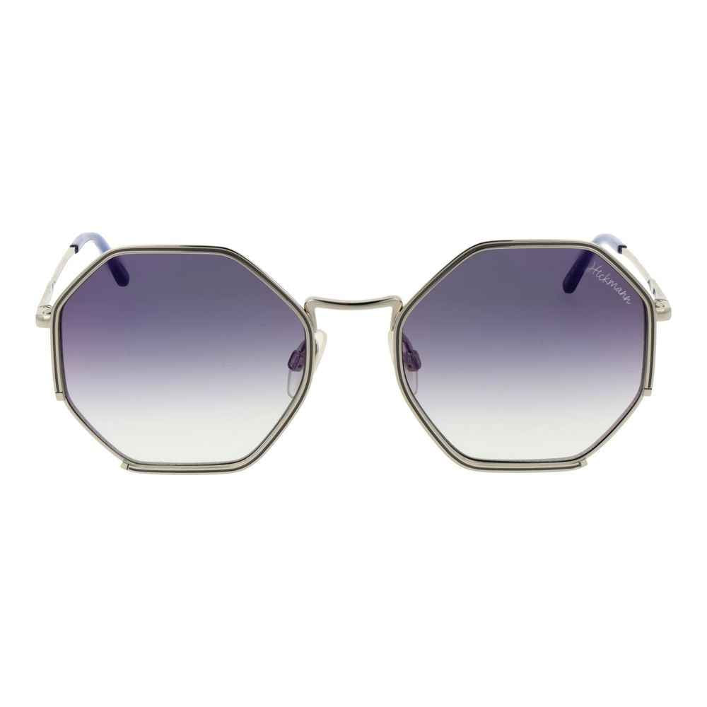 Ana Hickmann Gray Metal Sunglasses