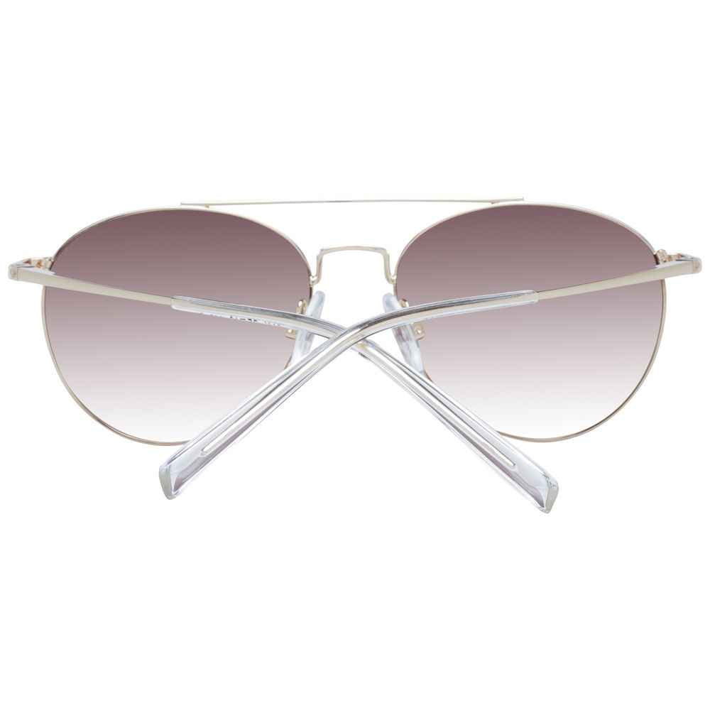 Ana Hickmann Gold Metal Sunglasses