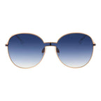 Ana Hickmann Gold Metal Sunglasses
