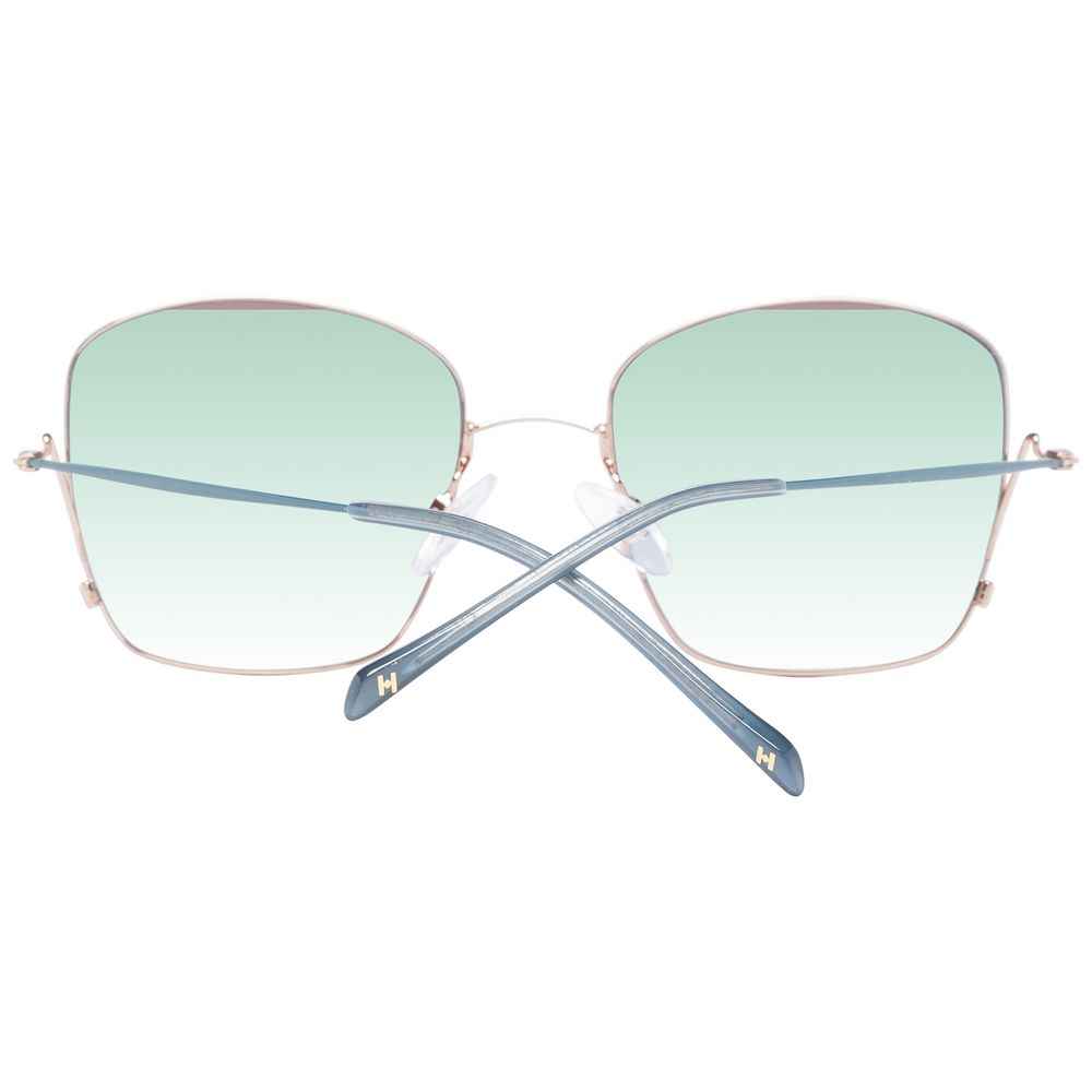 Ana Hickmann Gold Metal Sunglasses