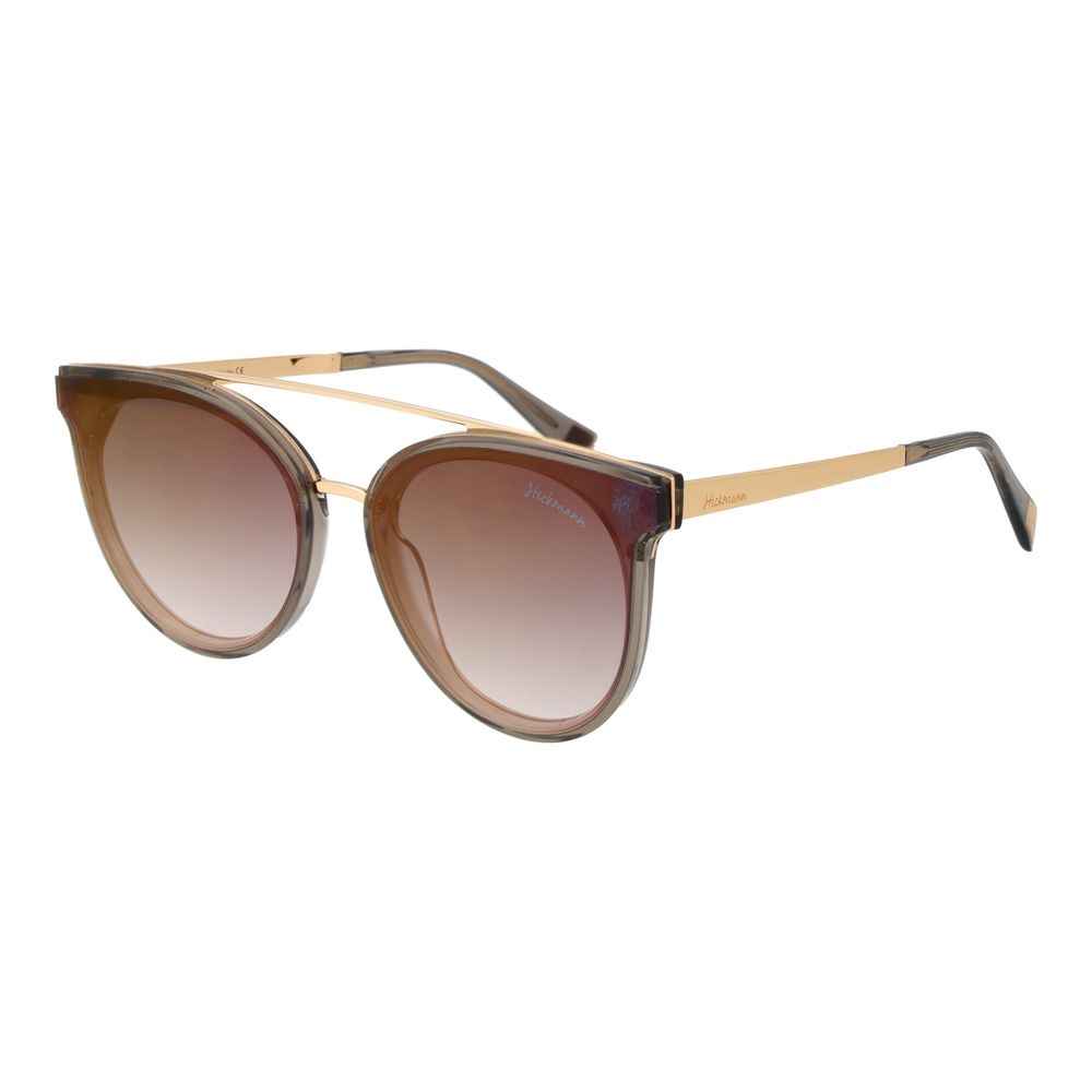Ana Hickmann Brown Metal Sunglasses