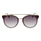 Ana Hickmann Brown Metal Sunglasses