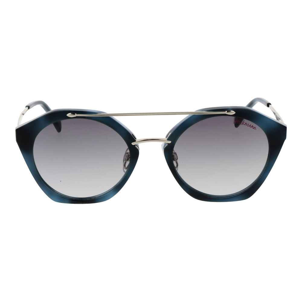 Ana Hickmann Blue Metal Sunglasses