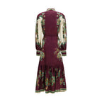 Alemais Multicolor Viscose Casual Dress