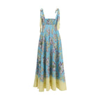 Alemais Multicolor Linen Casual Dress