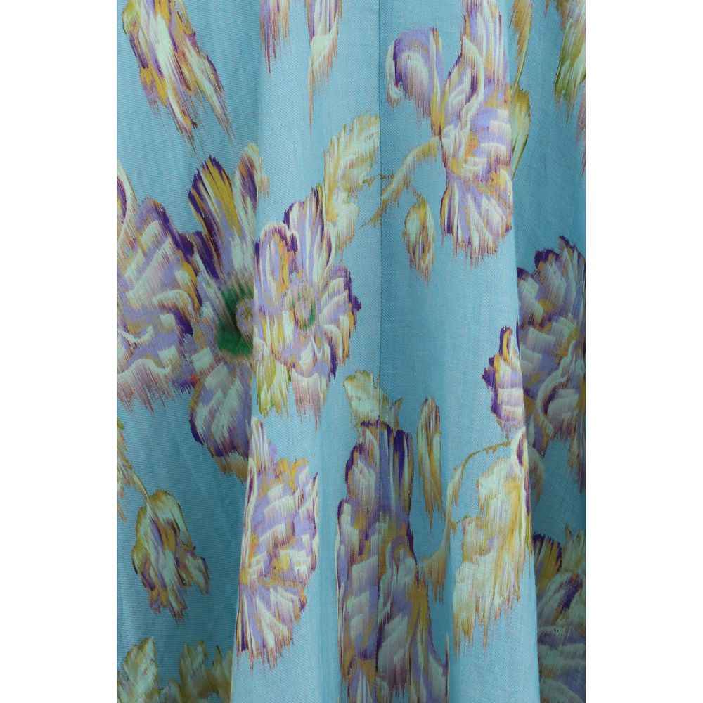 Alemais Multicolor Linen Casual Dress