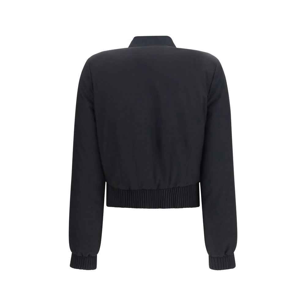 Alexander McQueen Black Polyester Bomber