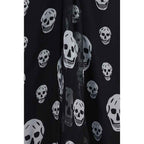 Alexander McQueen Black Silk Long Skirt