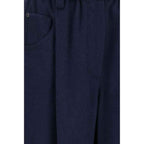 Brunello Cucinelli Blue Wool Oves Aries Pants