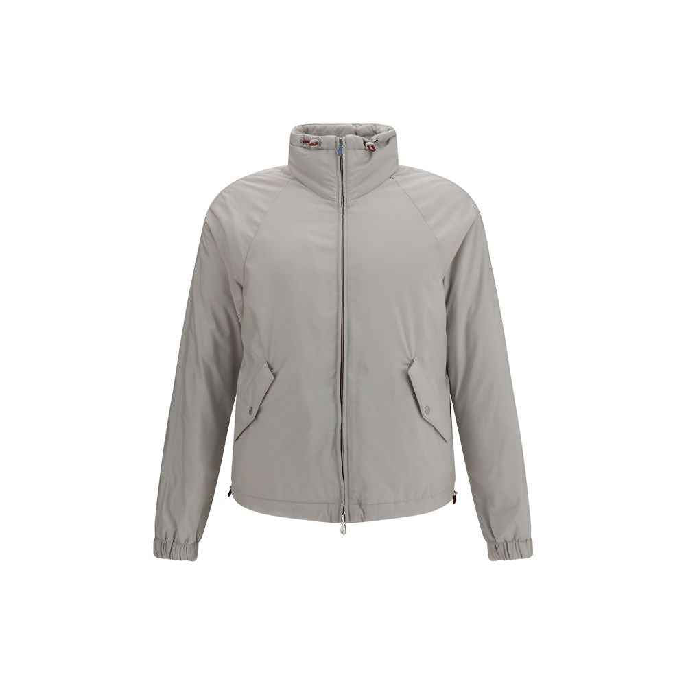 Brunello Cucinelli Gray Polyester Shell Jacket
