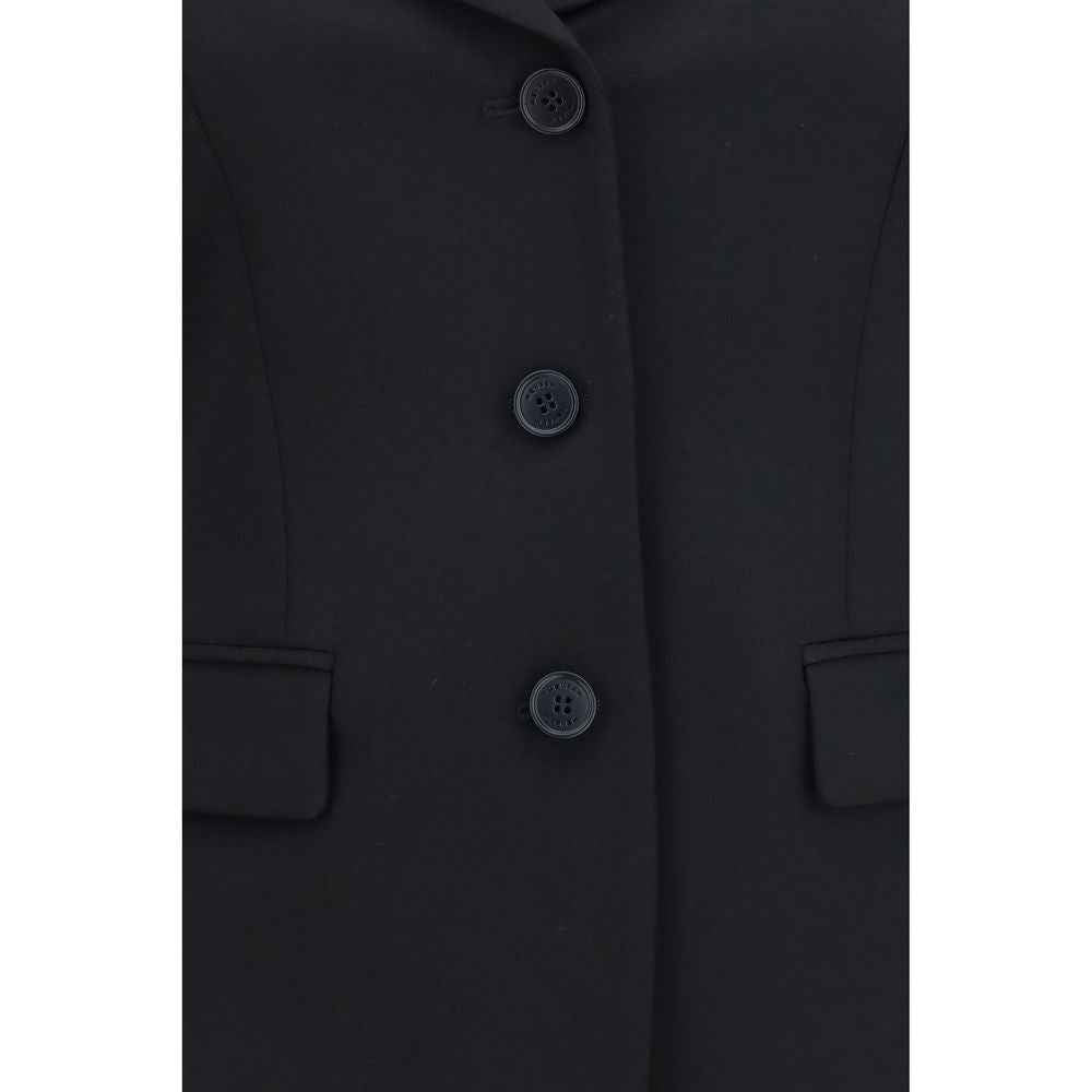 Alexander McQueen Black Wool Oves Aries Full-Length Jacket
