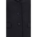Alexander McQueen Black Wool Oves Aries Full-Length Jacket
