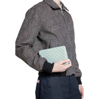 Bottega Veneta Bicolor Rubber Clutch Bag
