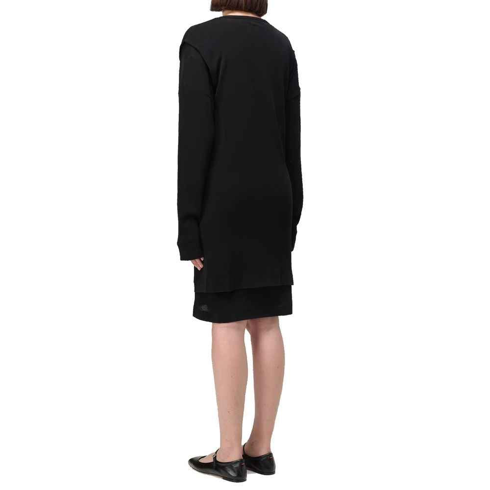 Lemaire Black Cotton Casual Dress