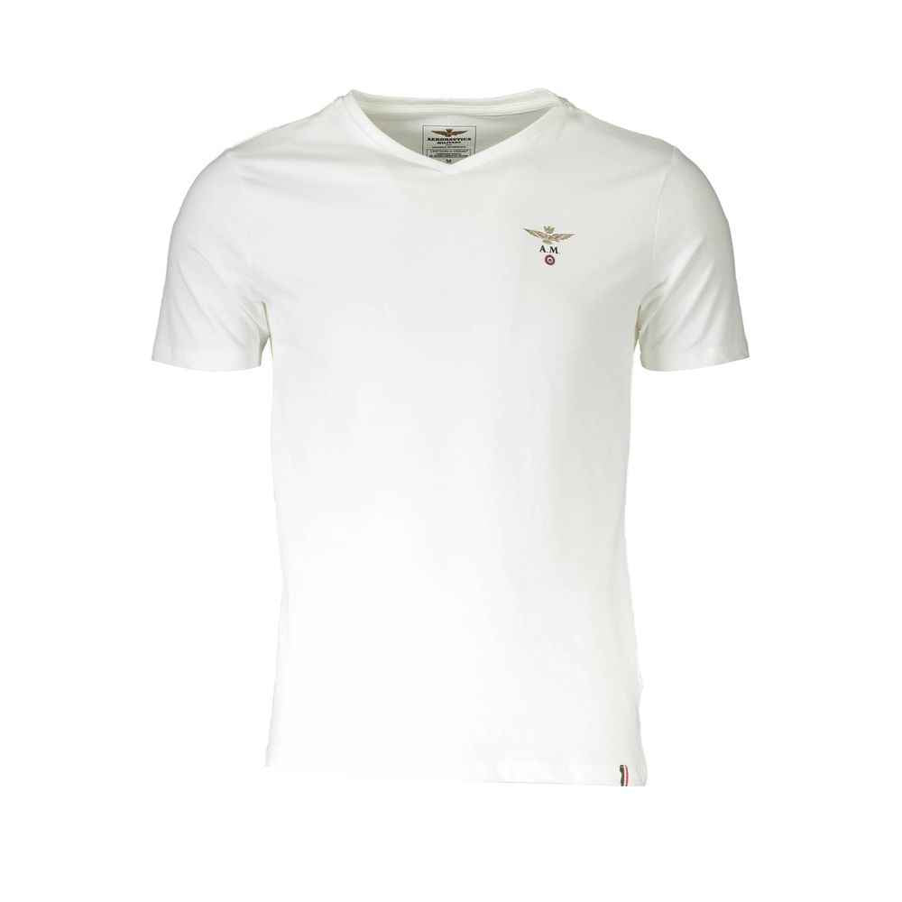 Aeronautica Militare White Cotton Men's Undershirt