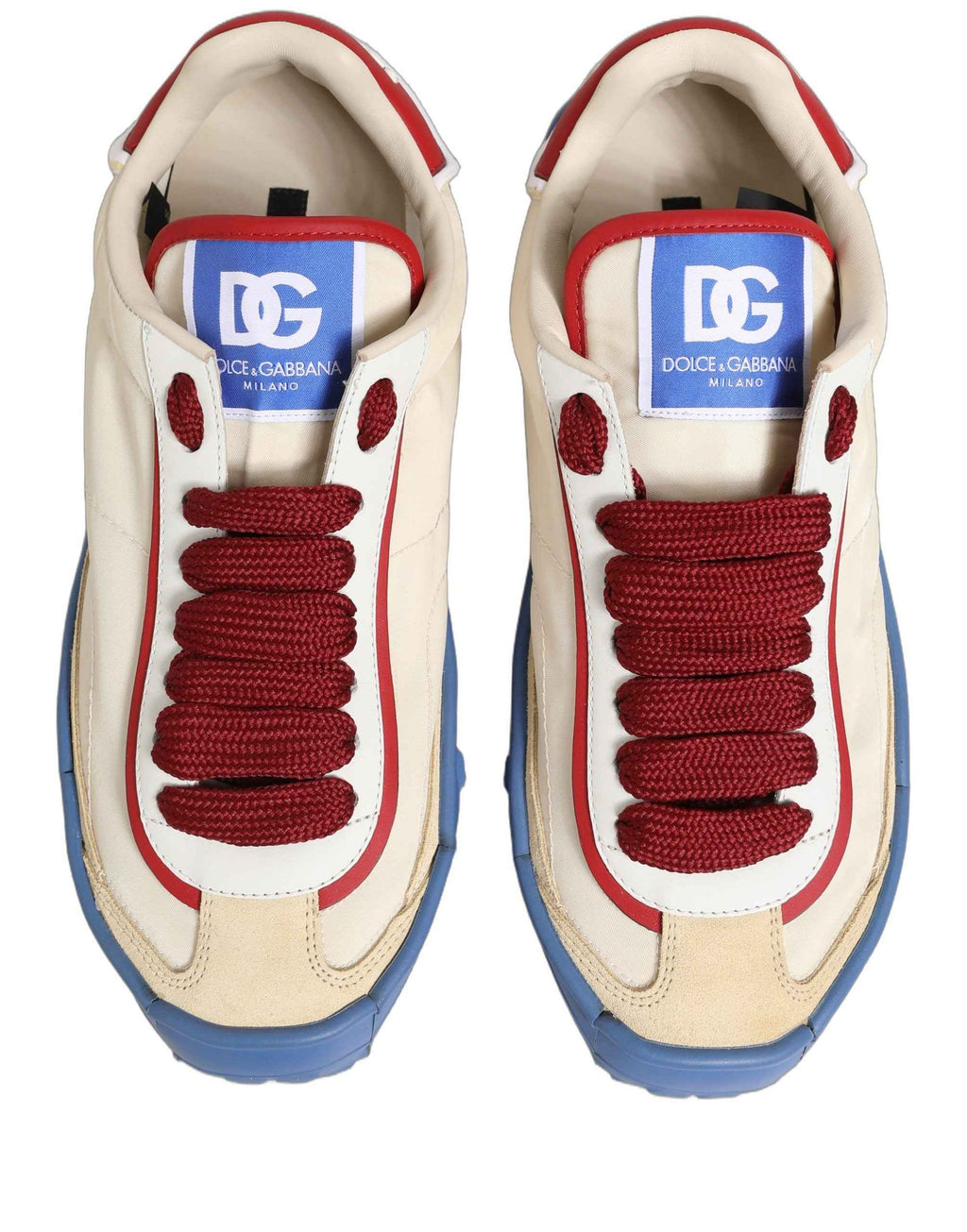 Dolce & Gabbana Multicolor Old Runner Lace Up Sneakers Shoes