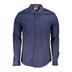 Tommy Hilfiger Blue Cotton Mens Shirt