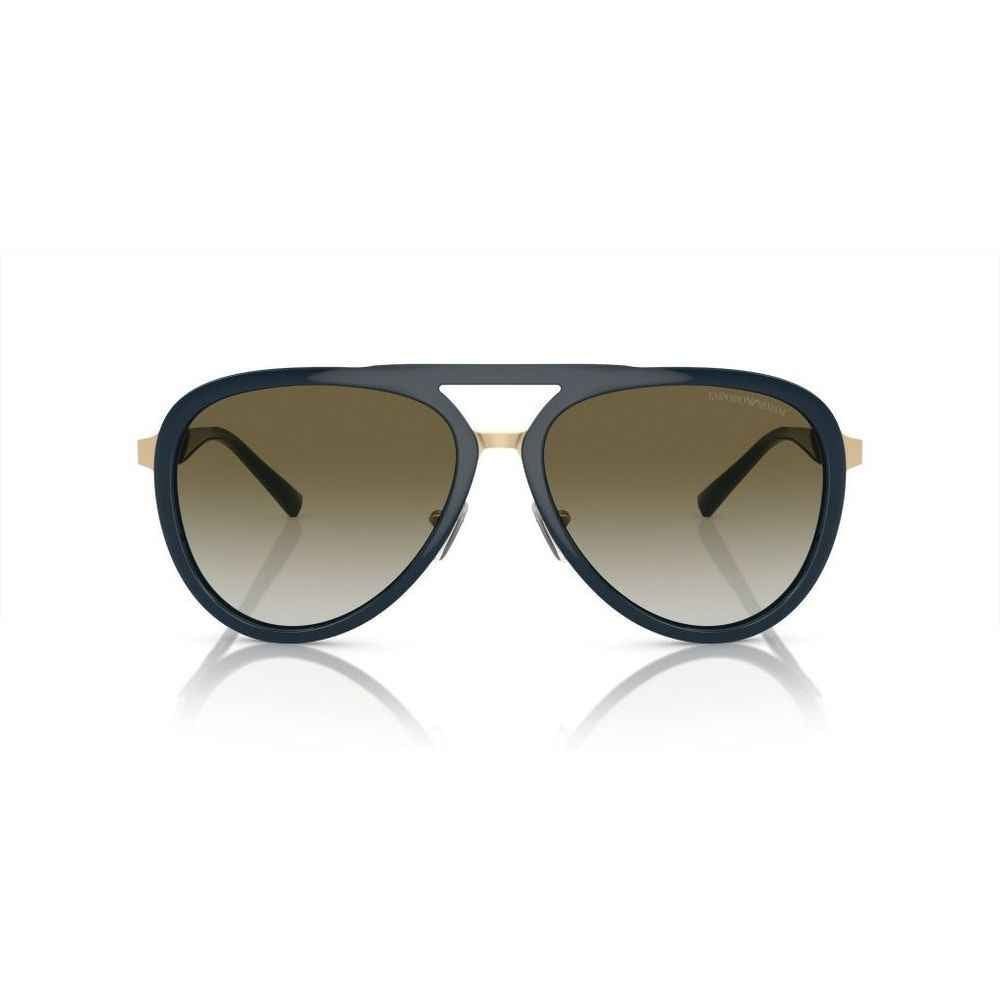 Emporio Armani Blue Metal Sunglasses