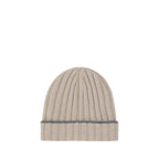 Brunello Cucinelli Brown Cashmere Beanie