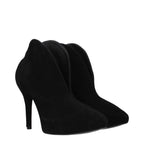 Alaïa Black Leather Ankle Boots