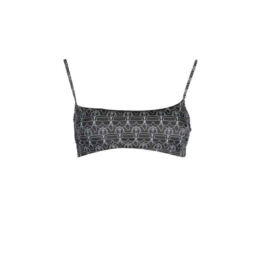 Karl Lagerfeld Black Polyester Women's Swimsuit
