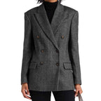 Brunello Cucinelli Black Elastane Blazer