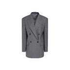 Brunello Cucinelli Gray Virgin Wool Blazer