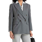 Brunello Cucinelli Gray Virgin Wool Blazer