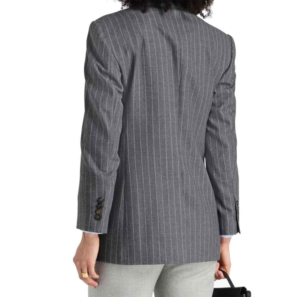 Brunello Cucinelli Gray Virgin Wool Blazer