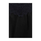 Charo Ruiz Black Cotton Casual Dress