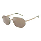 Emporio Armani Gold Metal Sunglasses