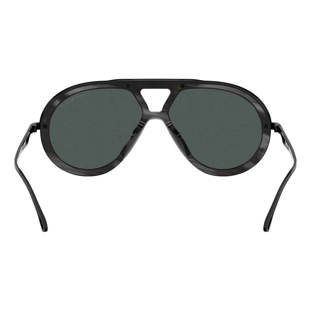 Emporio Armani Gray Acetate Sunglasses
