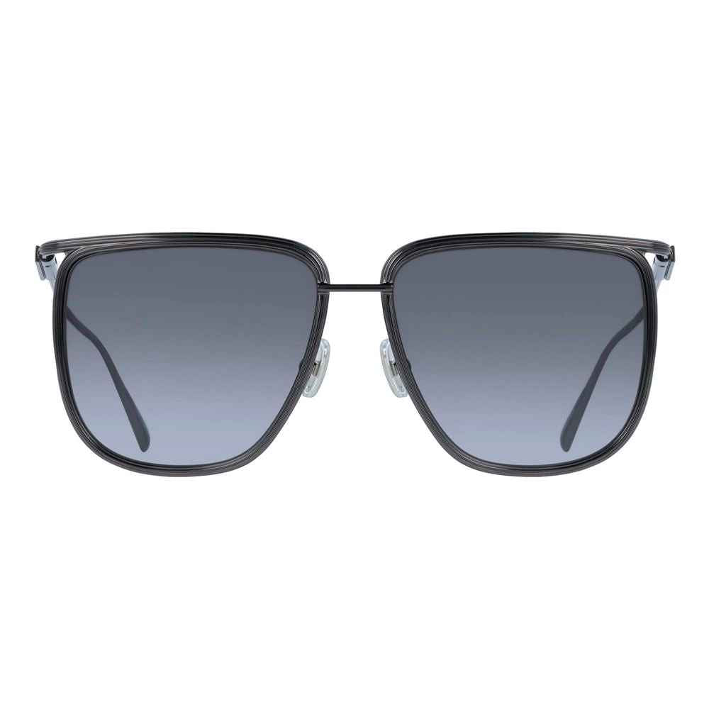 Ferragamo Gray Metal Sunglasses