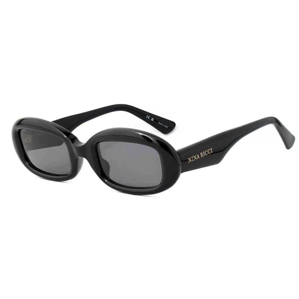 Nina Ricci Black Acetate Sunglasses