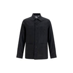 Brunello Cucinelli Black Linen Denim Jacket