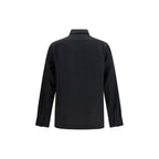 Brunello Cucinelli Black Linen Denim Jacket