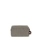 Brunello Cucinelli Gray Wool Oves Aries Wallet