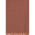 Brunello Cucinelli Orange Cashmere Foulard
