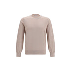 Brunello Cucinelli Beige Cotton Sweatshirt