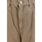 Brunello Cucinelli Beige Cotton Jeans Denim